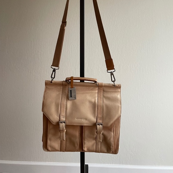 Kenneth Cole New York 'Just in Case' Leather Briefcase/Side Bag - Early 2000's - Picture 1 of 9